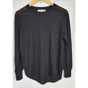 The Cashmere Project Pullover Sweater Size S Lightweight Black